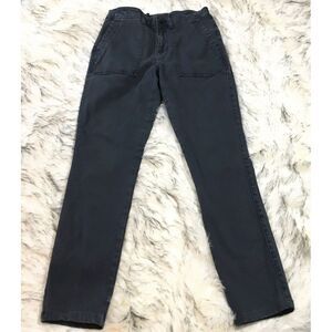 Cabi Womens The Quest Corduroy Pants Size 6 (measured)‎ Gray Charcoal Ribbed